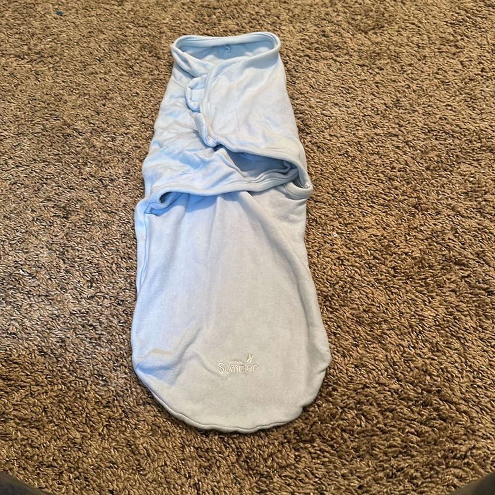 Baby swaddled